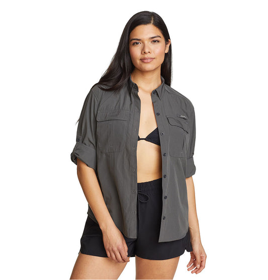 CAMISA MUJER GUIDE UPF FIELD MANGA LARGA / EDDIE BAUER