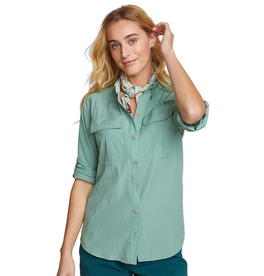 CAMISA MUJER GUIDE UPF FIELD MANGA LARGA / EDDIE BAUER