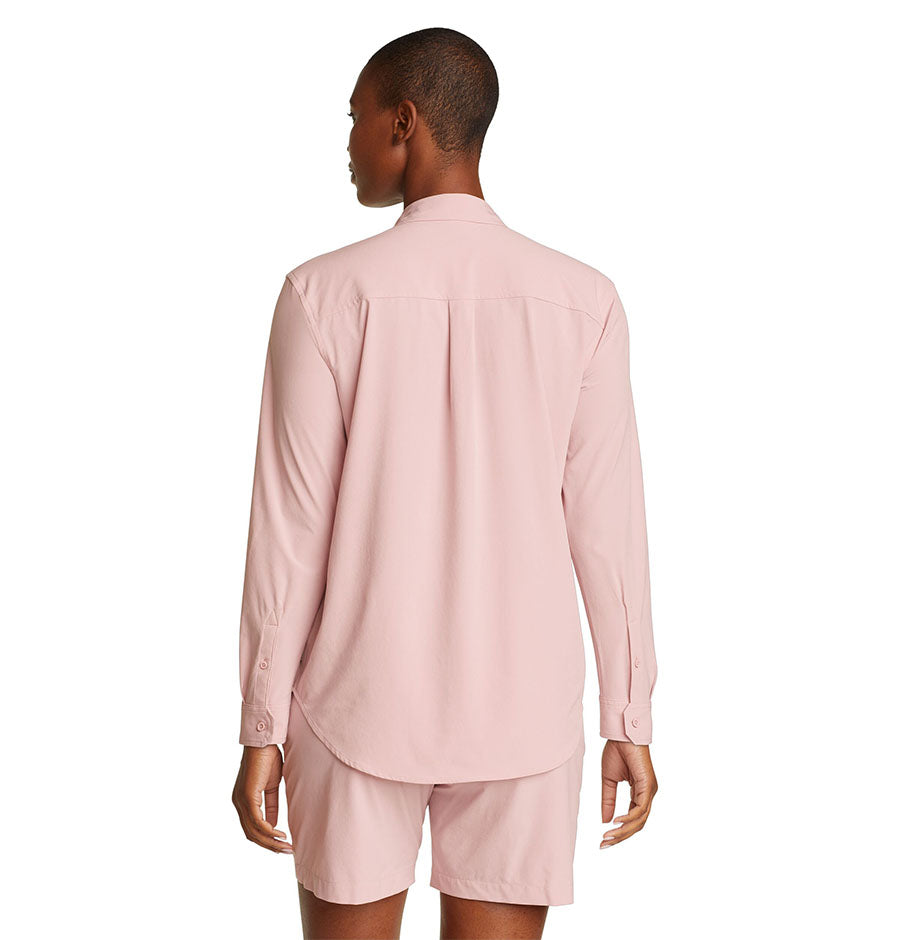 CAMISA MUJER DEPARTURE 3.0 MANGA LARGA / EDDIE BAUER