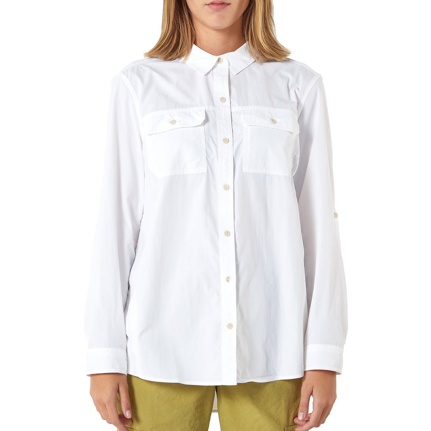CAMISA MUJER/ MOUNTAIN RIPSTOP MANGA LARGA / EDDIE BAUER