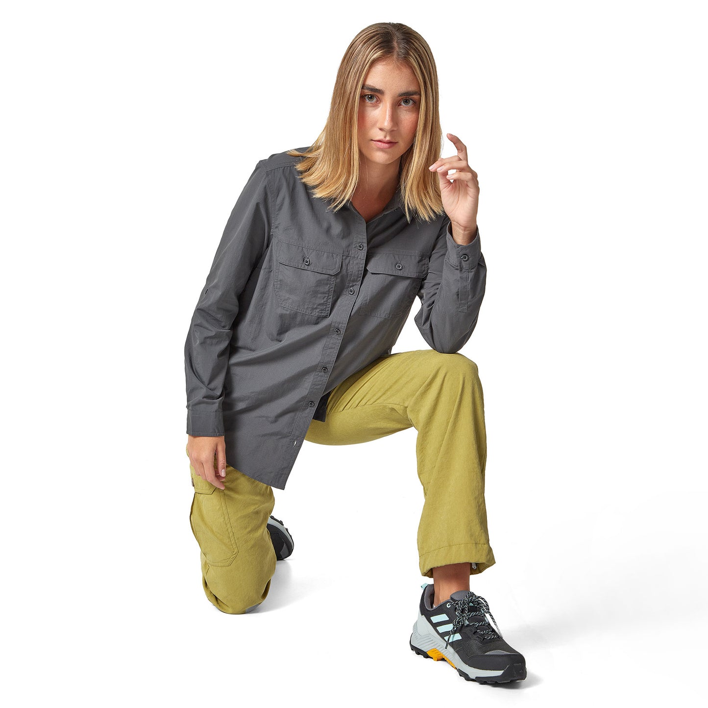 CAMISA MUJER/ MOUNTAIN RIPSTOP MANGA LARGA / EDDIE BAUER