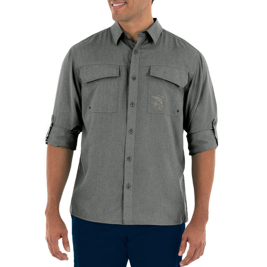 CAMISA HOMBRE CATIONIC FISHING MANGA LARGA / GUY HARVEY