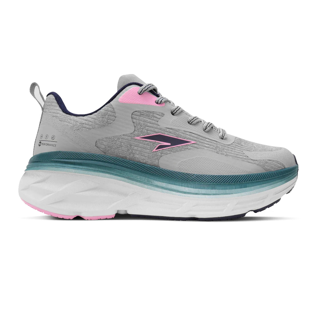 TENIS DAMA LT.GREY AQUA DEMURE W / RS