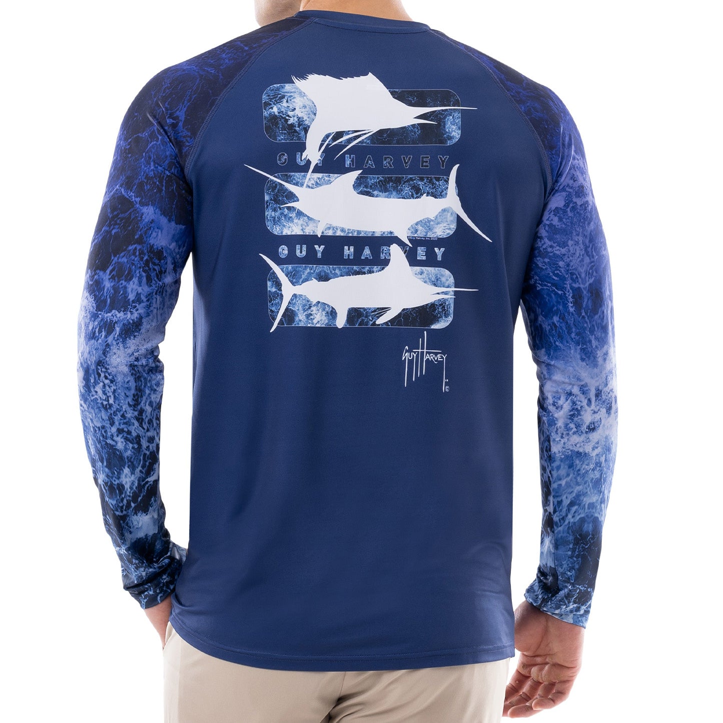 SACO DE HOMBRE DEEP BLUE / GUY HARVEY