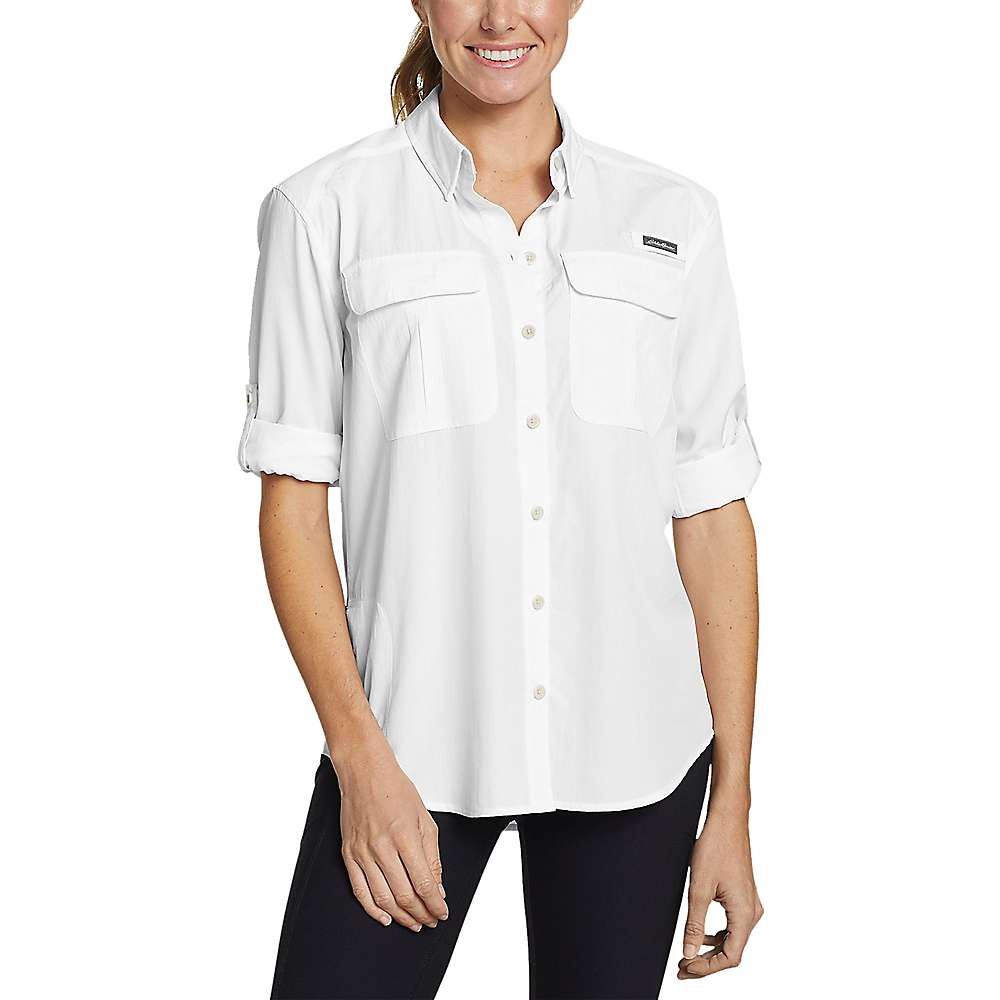 CAMISA MUJER GUIDE UPF FIELD MANGA LARGA / EDDIE BAUER