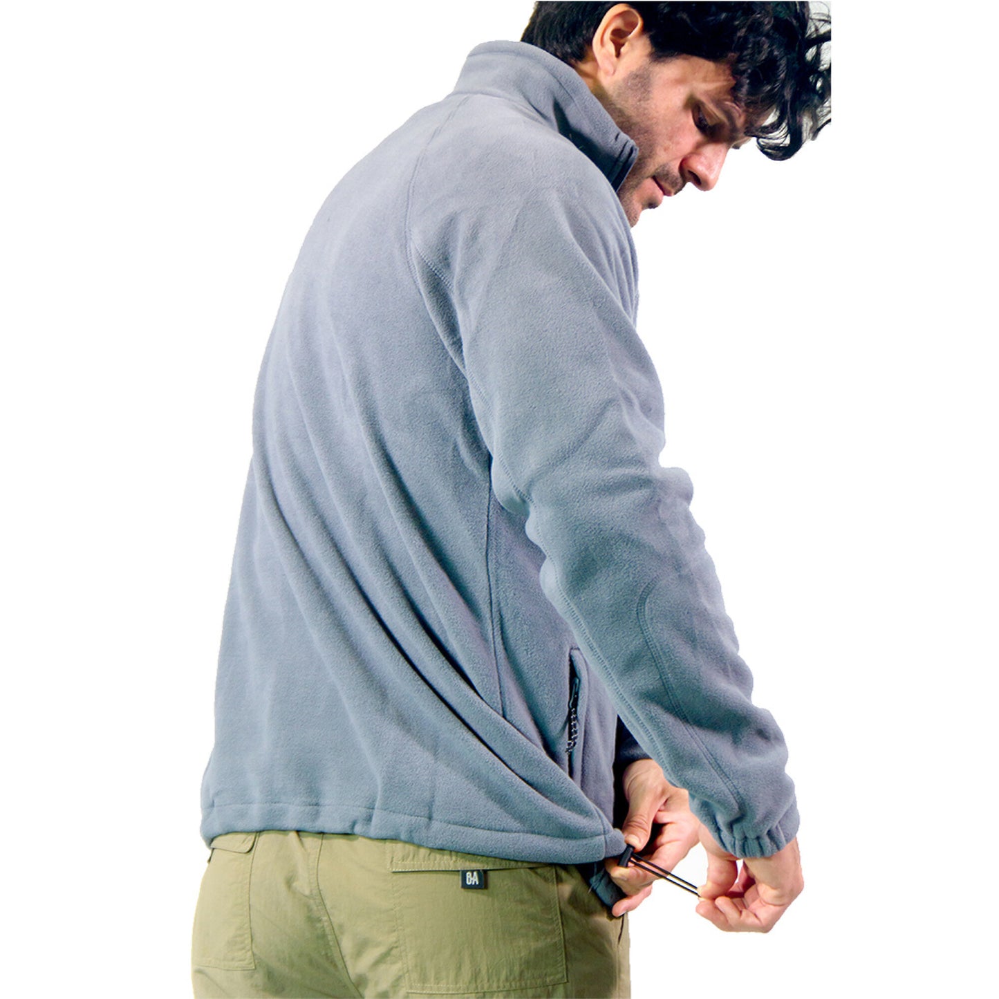 Chaqueta Fleece Kamuk Gris Hombre | Outdoor Adventure Colombia