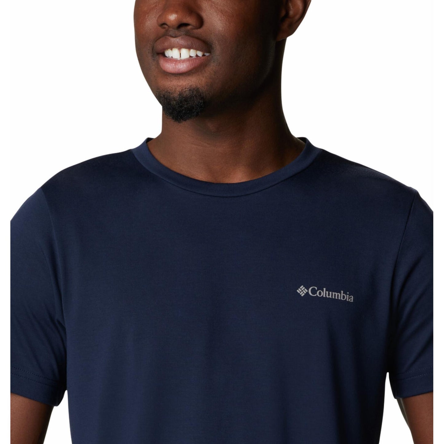 Camiseta Columbia Maxitrail Hombre Azul | Outdoor Adventure Colombia