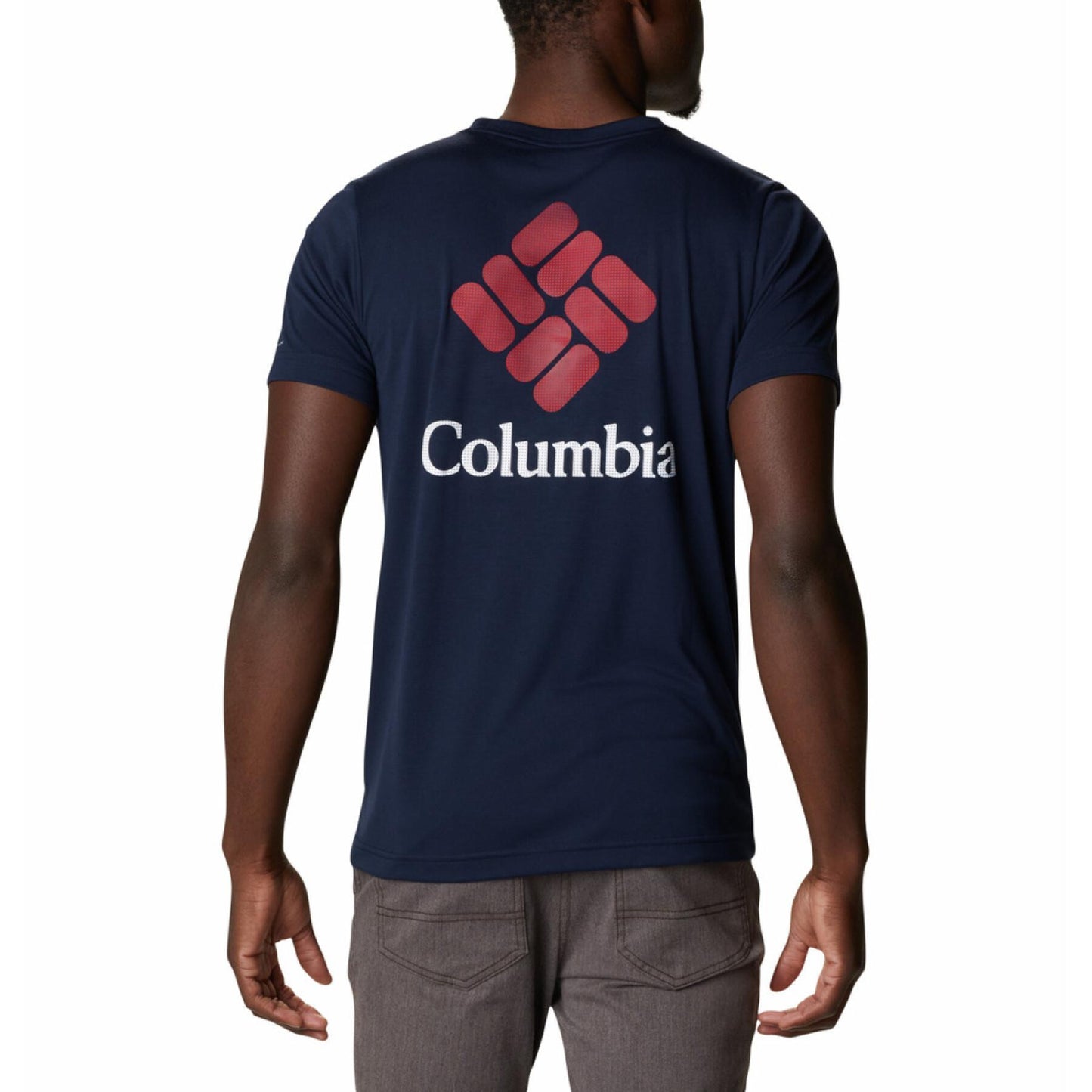 Camiseta Columbia Maxitrail Hombre Azul | Outdoor Adventure Colombia