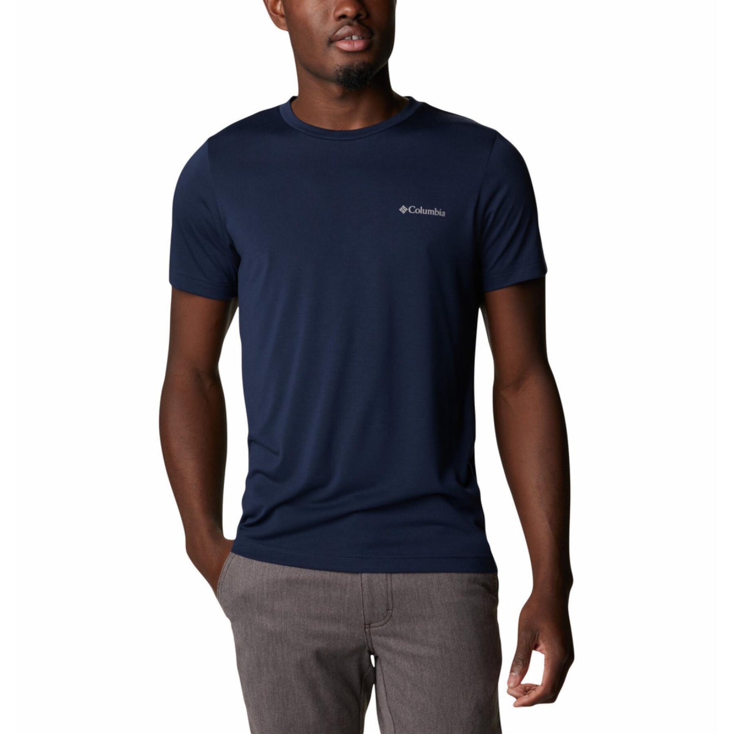 Camiseta Columbia Maxitrail Hombre Azul | Outdoor Adventure Colombia