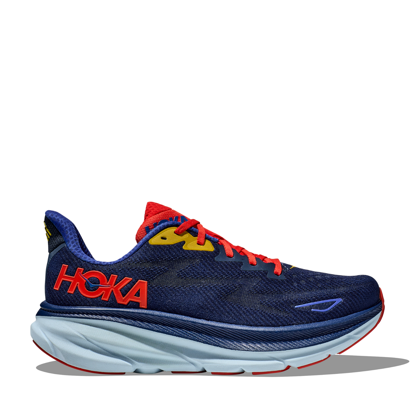 Tenis Running HOKA Clifton 9 Hombre Azules | Outdoor Adventure Colombia