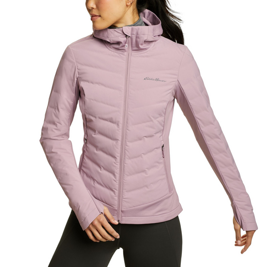 Chaqueta MotionLoft Hybrid Eddie Bauer Mujer Rosada | Outdoor Adventure Colombia