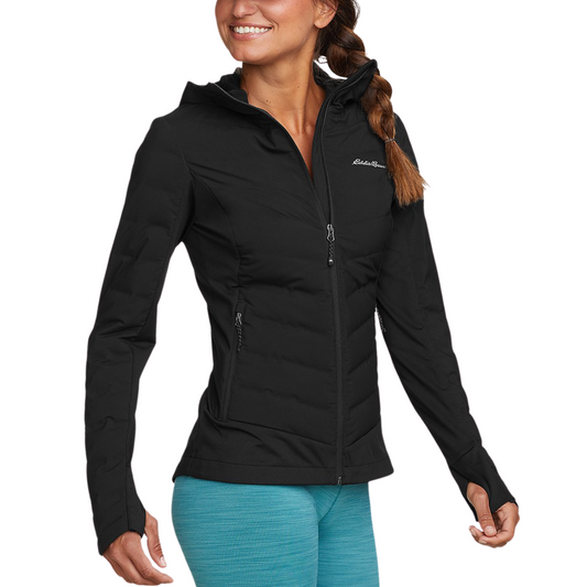 Chaqueta MotionLoft Hybrid Eddie Bauer Mujer Negra | Outdoor Adventure Colombia