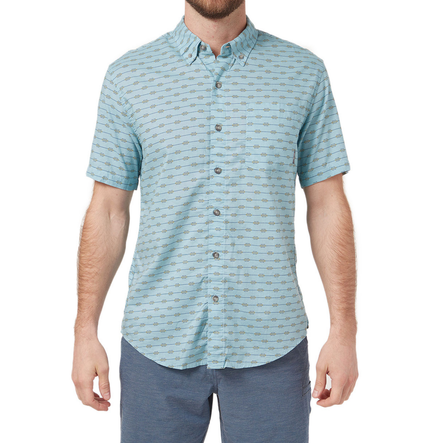 Camisa Eddie Bauer Kingston Hombre Azul | Outdoor Adventure Colombia