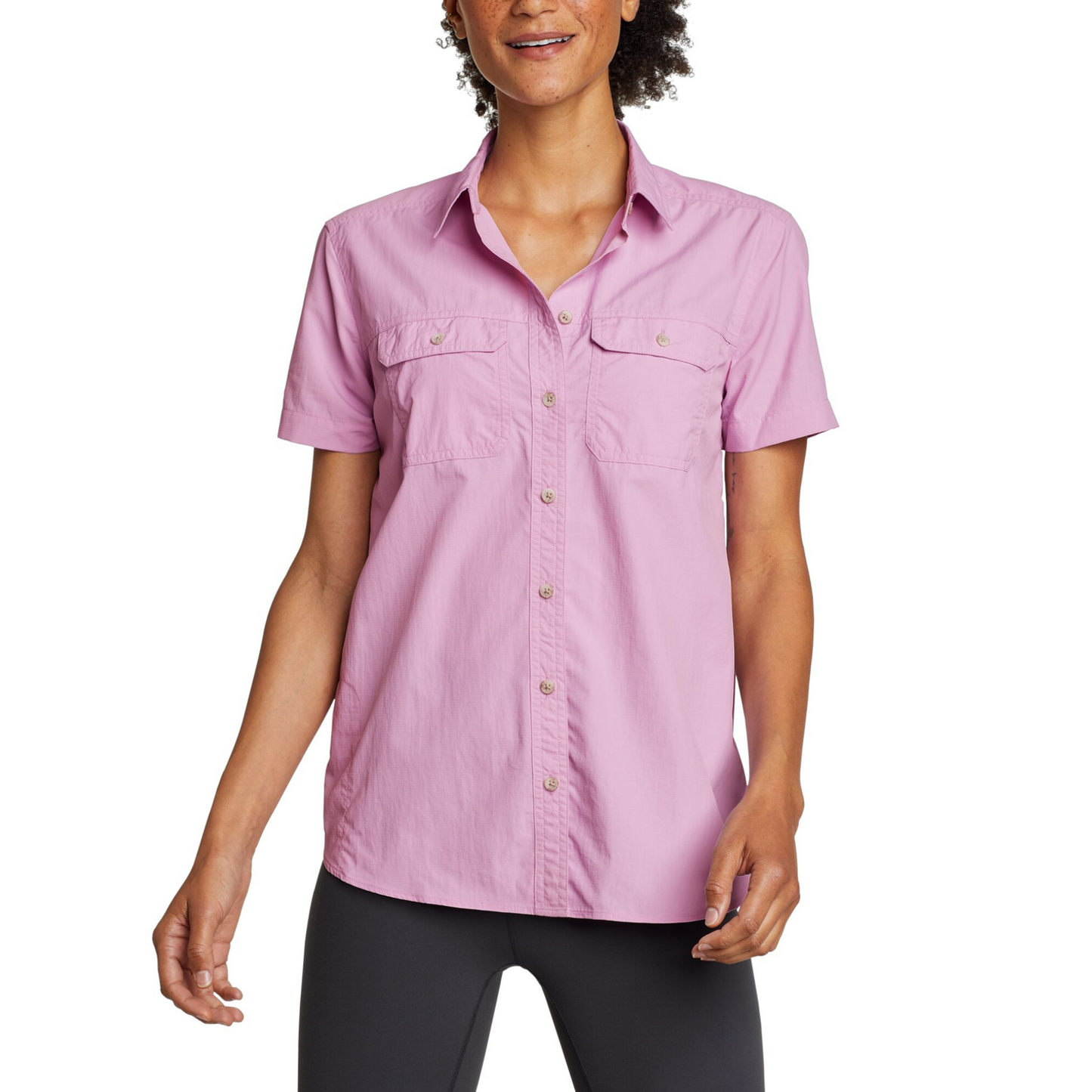 Camisa Mujer Mountain Ripstop Eddie Bauer Mujer Rosada | Outdoor Adventure Colombia