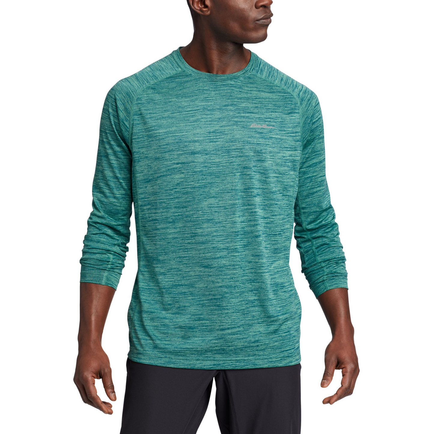 Camisa ML Resolution Tee Eddie Bauer Hombre Verde | Outdoor Adventure Colombia