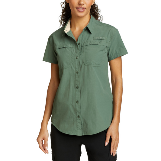 Camisa Adventurer Pro Field Eddie Bauer Mujer Verde | Outdoor Adventure Colombia