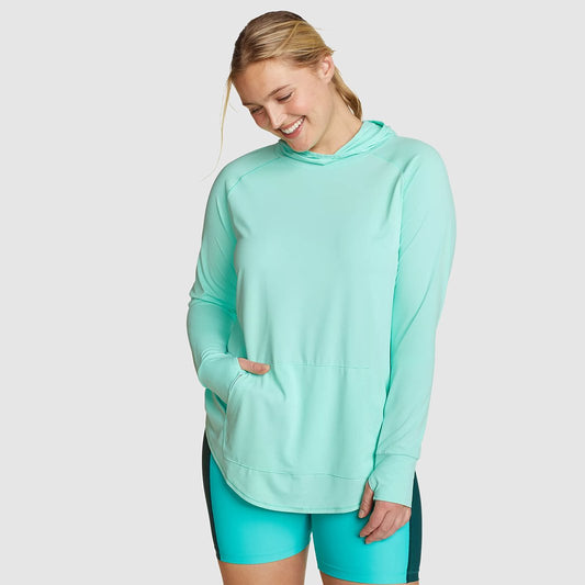 SUETER MUJER SOLARFOIL MANGA LARGA HOODIE / EDDIE BAUER