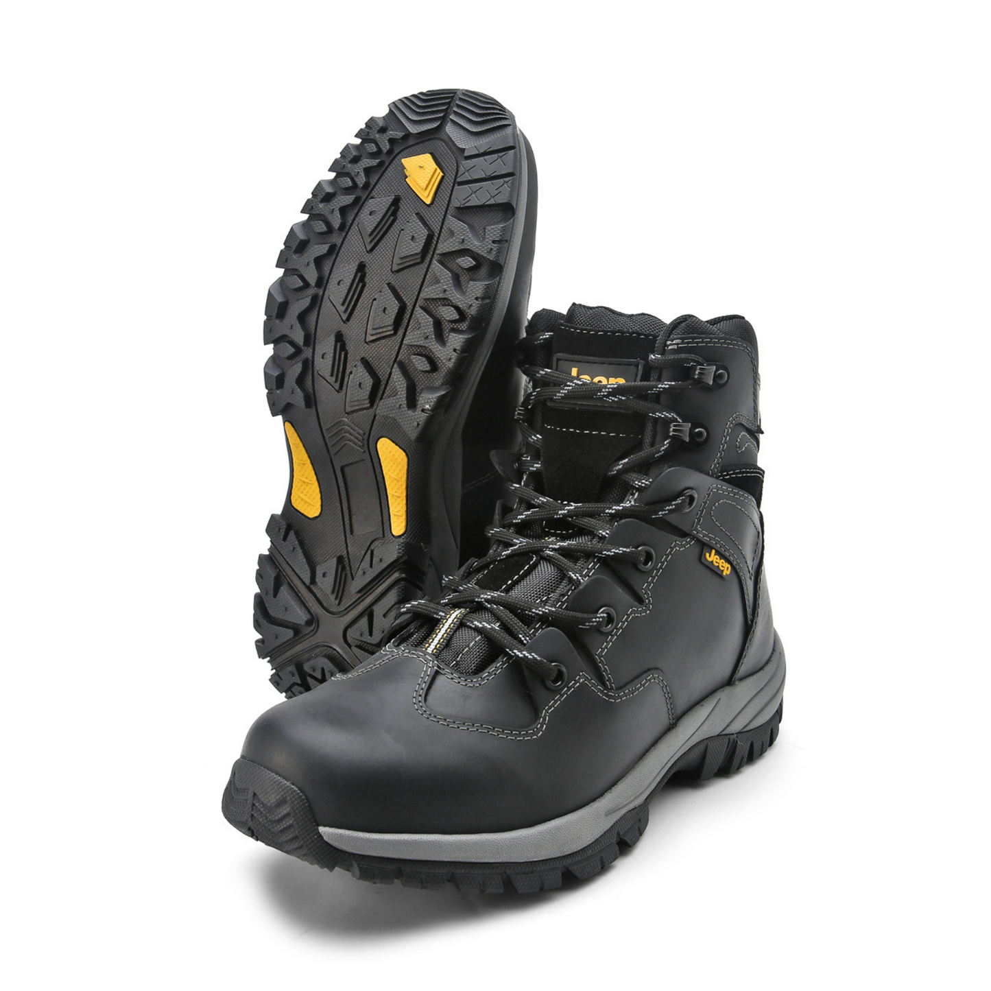 Botas Jeep Terrain Hiker Negras Hombre | Outdoor Adventure Colombia