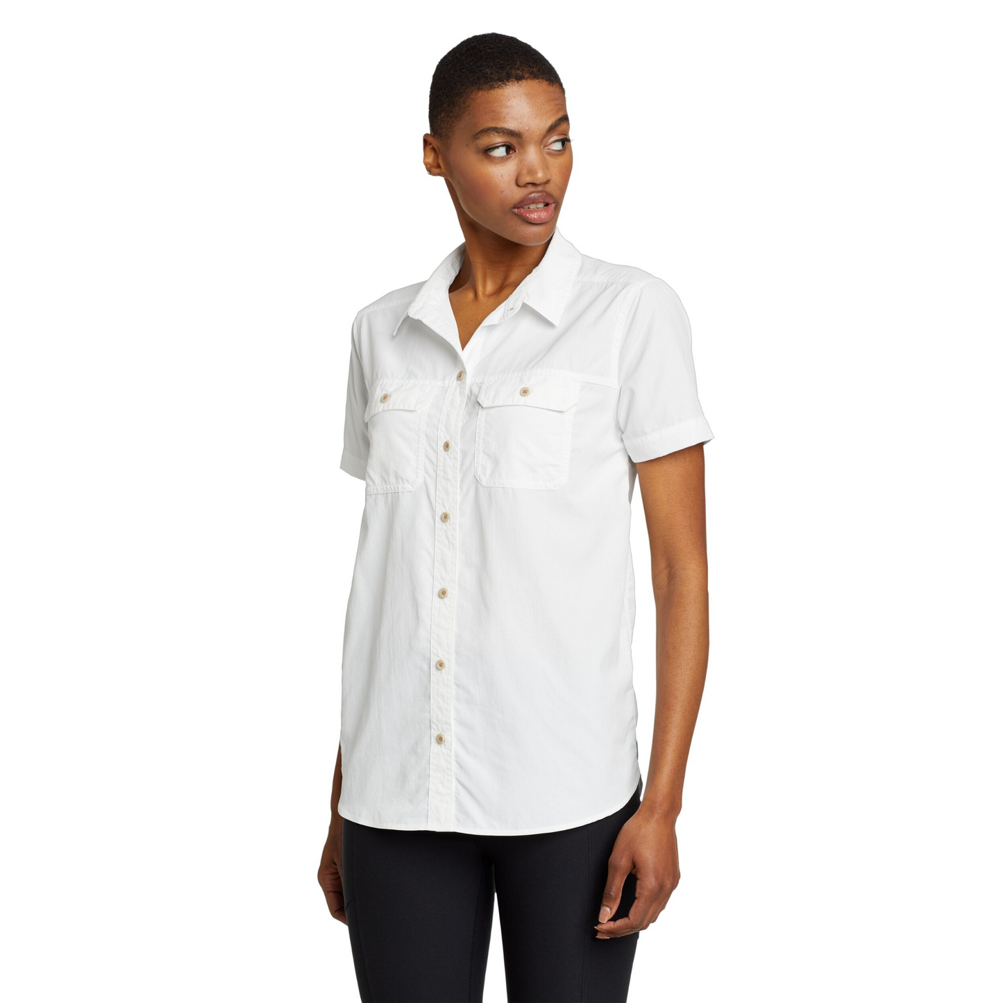 Camisa Mujer Mountain Ripstop Eddie Bauer Mujer Blanca | Outdoor Adventure Colombia