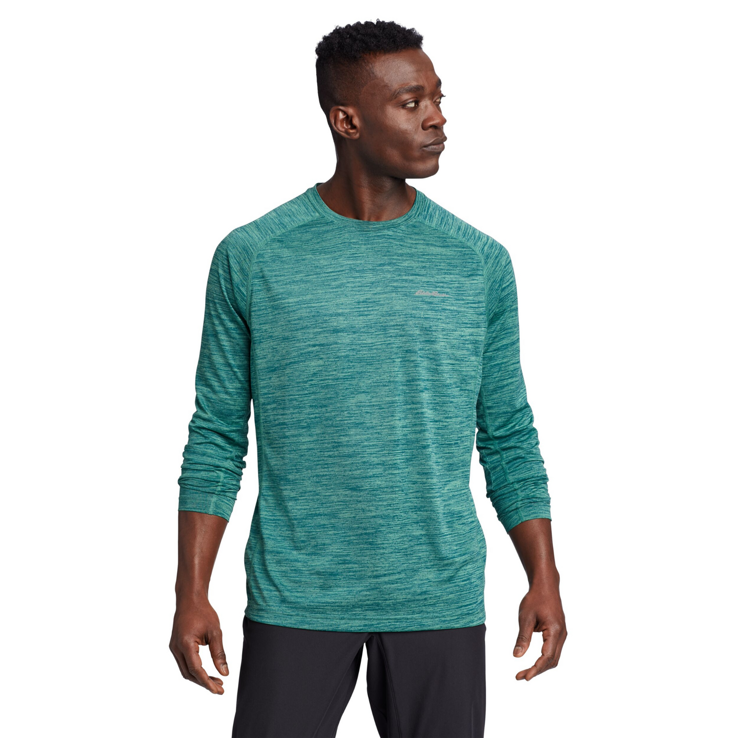 Camisa ML Resolution Tee Eddie Bauer Hombre Verde | Outdoor Adventure Colombia