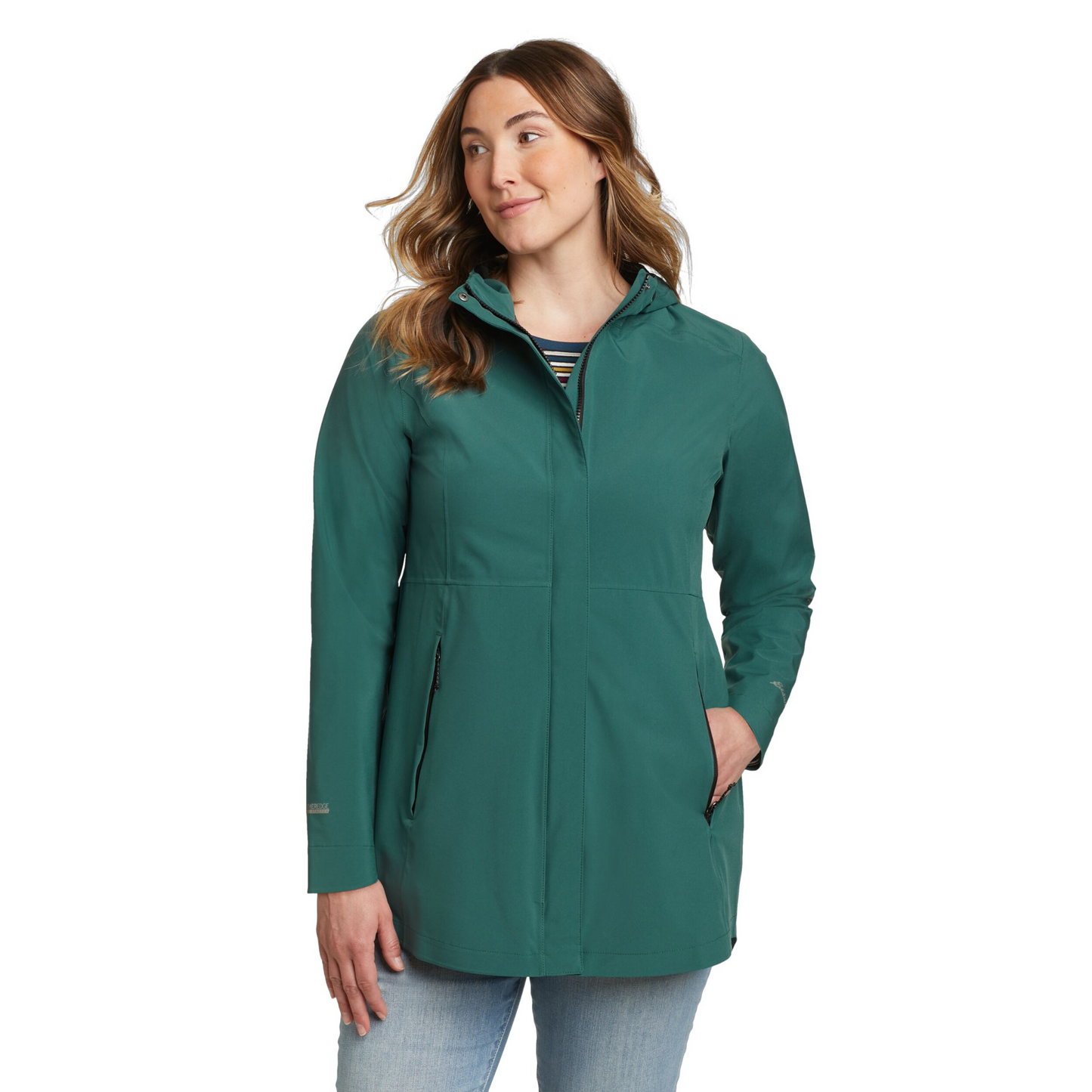 Chaqueta Cloud Cap 2.0 Stretch Mujer Eddie Bauer Verde | Outdoor Adventure Colombia