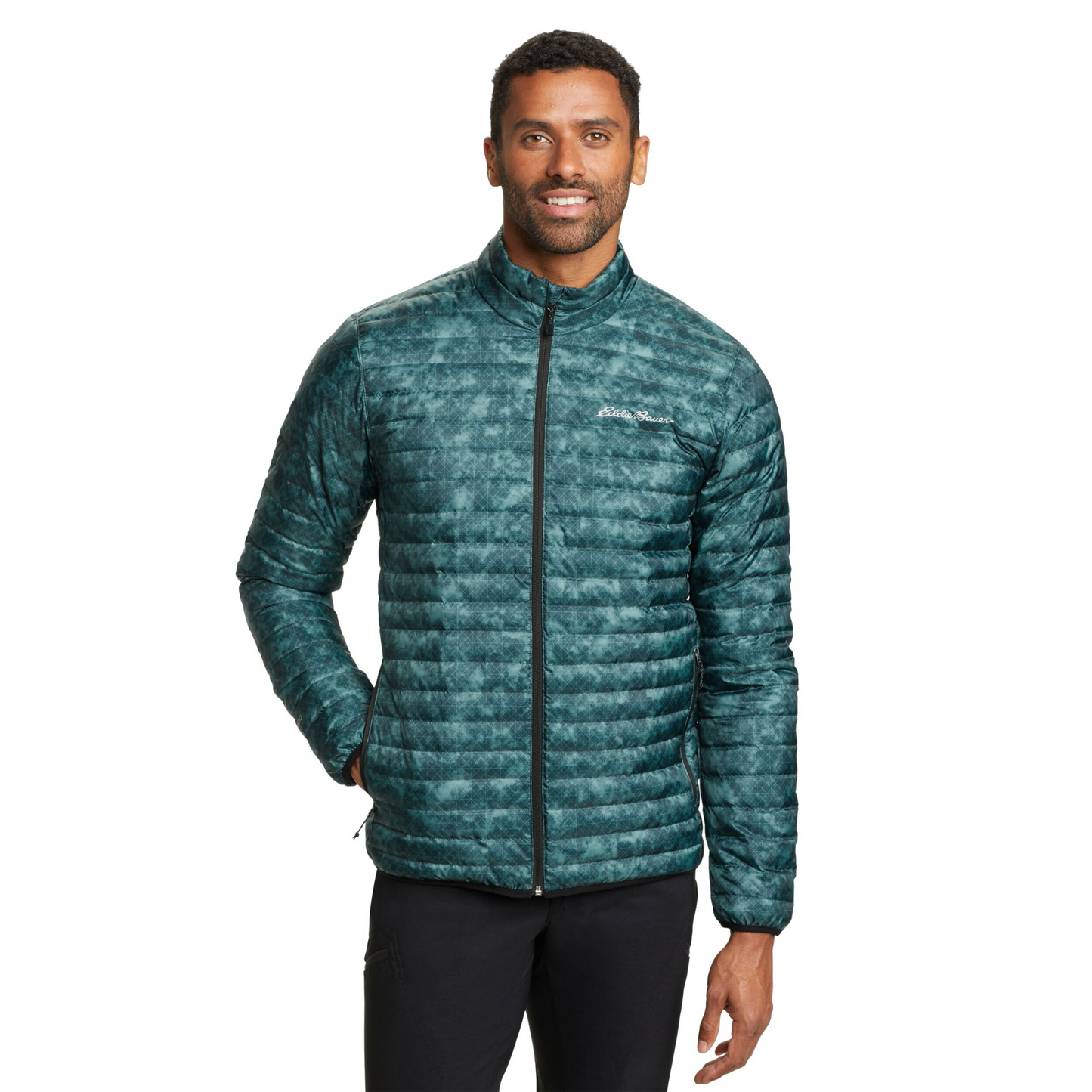 Chaqueta Microligth Down Eddie Bauer Hombre Azul | Outdoor Adventure Colombia