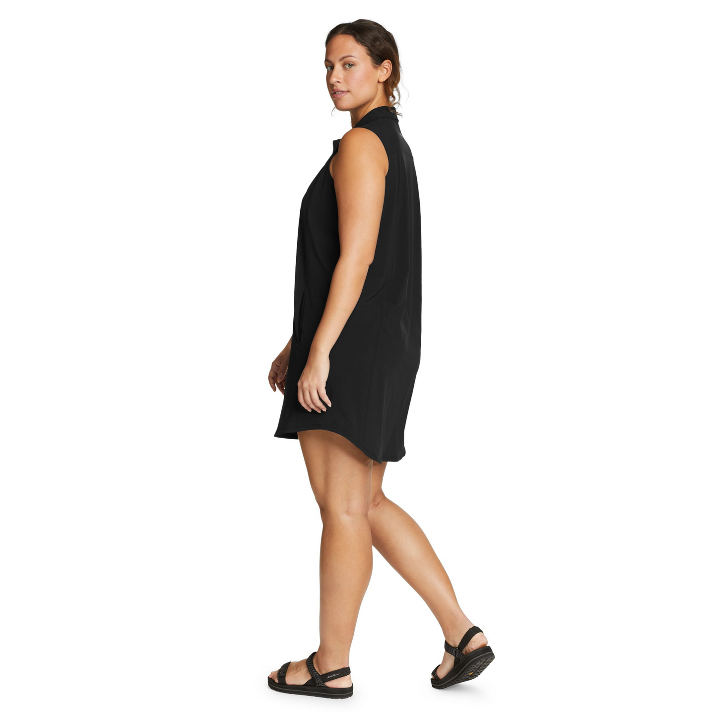 Vestido Departure Half-Zip Eddie Bauer Mujer Negro | Outdoor Adventure Colombia
