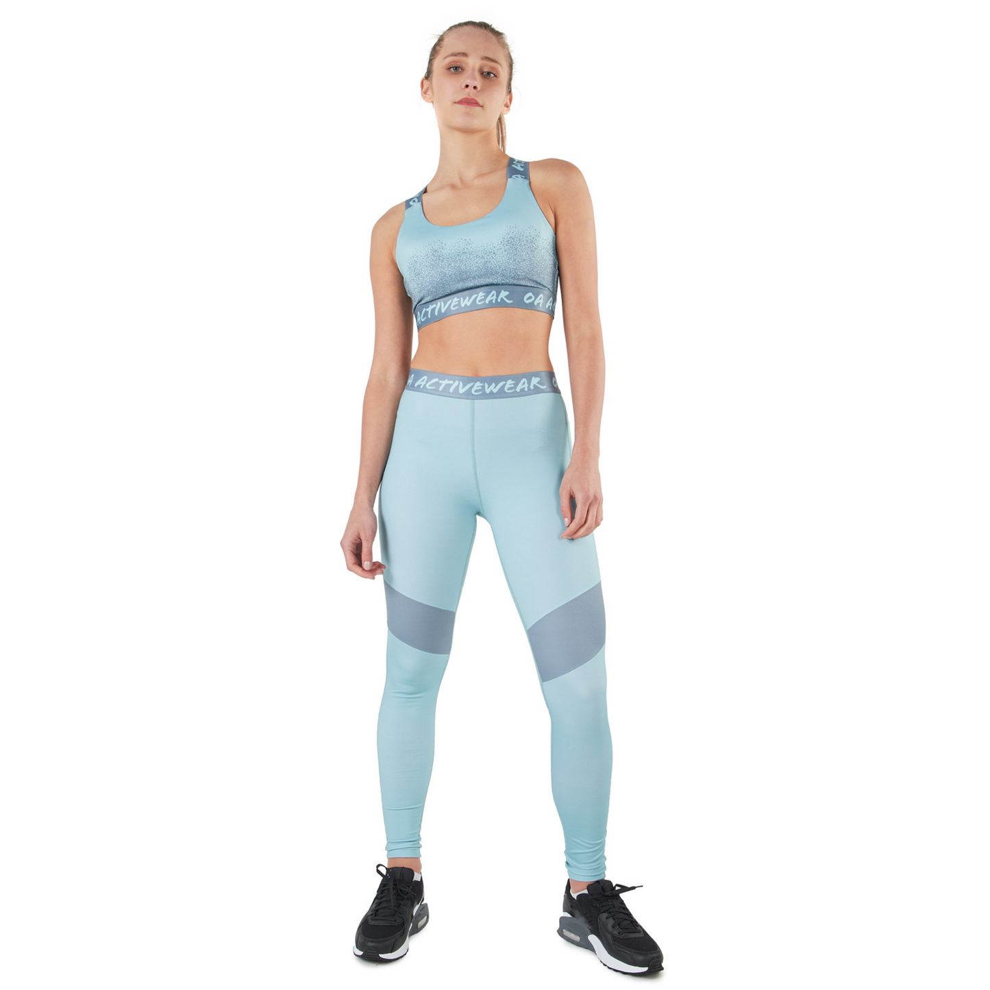 Leggins Licra Deportiva Azul Mujer | Outdoor Adventure Colombia