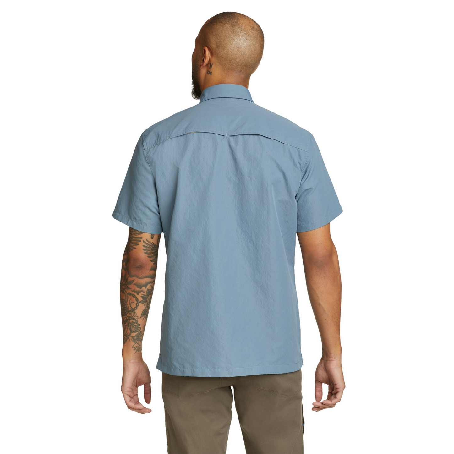 Camisa Hombre Ripstop Guide Eddie Bauer Azul | Outdoor Adventure Colombia
