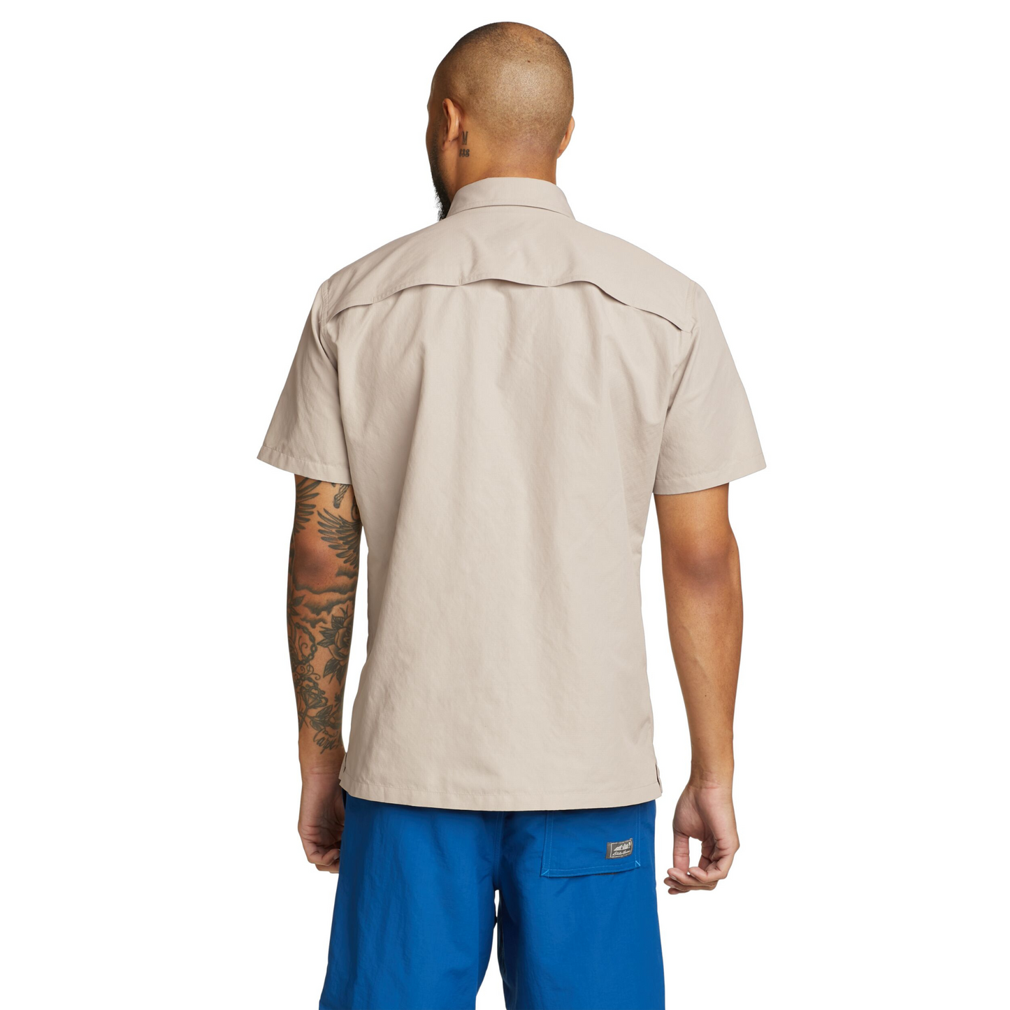 Camisa Hombre Ripstop Guide Eddie Bauer Beige | Outdoor Adventure Colombia