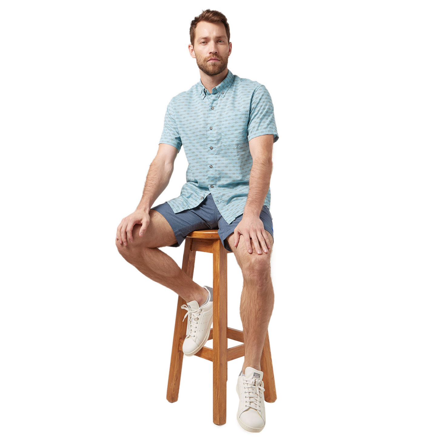 Camisa Eddie Bauer Kingston Hombre Azul | Outdoor Adventure Colombia