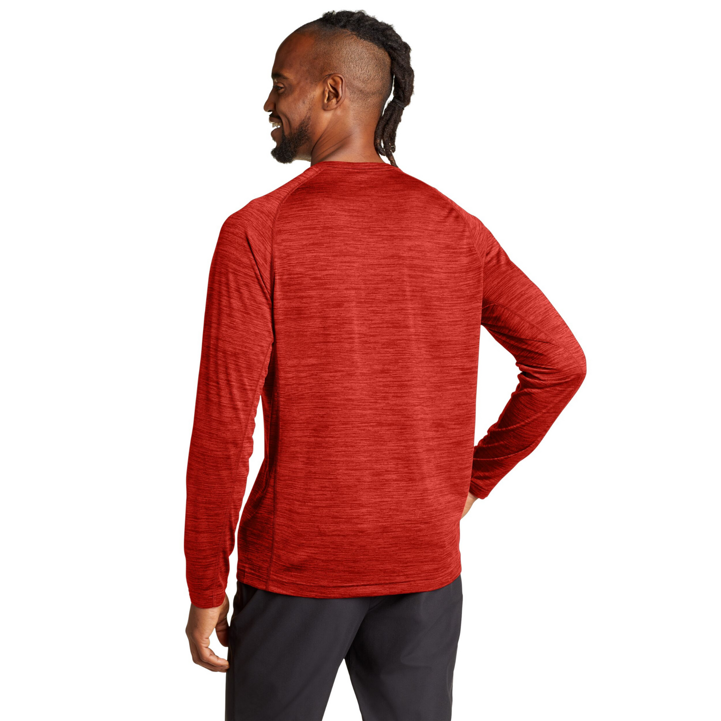 Camisa ML Resolution Tee Eddie Bauer Hombre Rojo | Outdoor Adventure Colombia