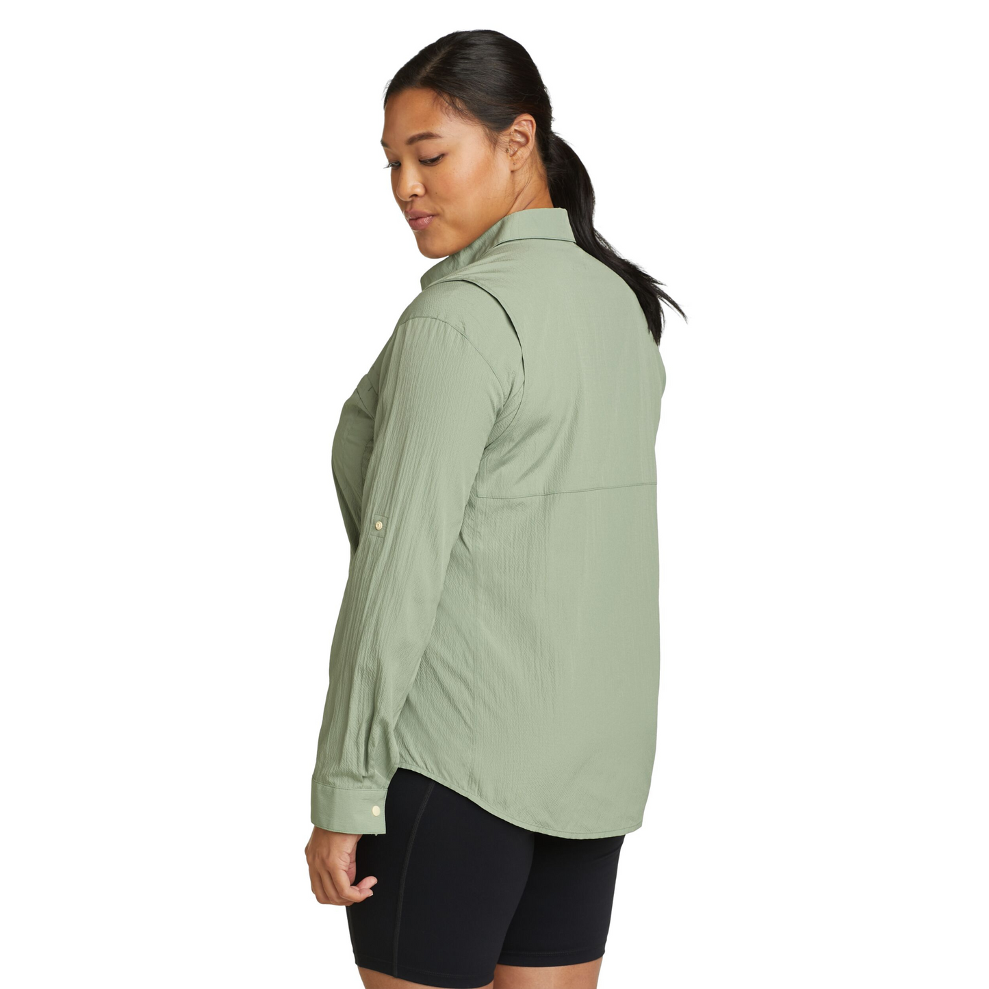 Camisa Mujer Guide UPF 2.0 Eddie Bauer Verde | Outdoor Adventure Colombia