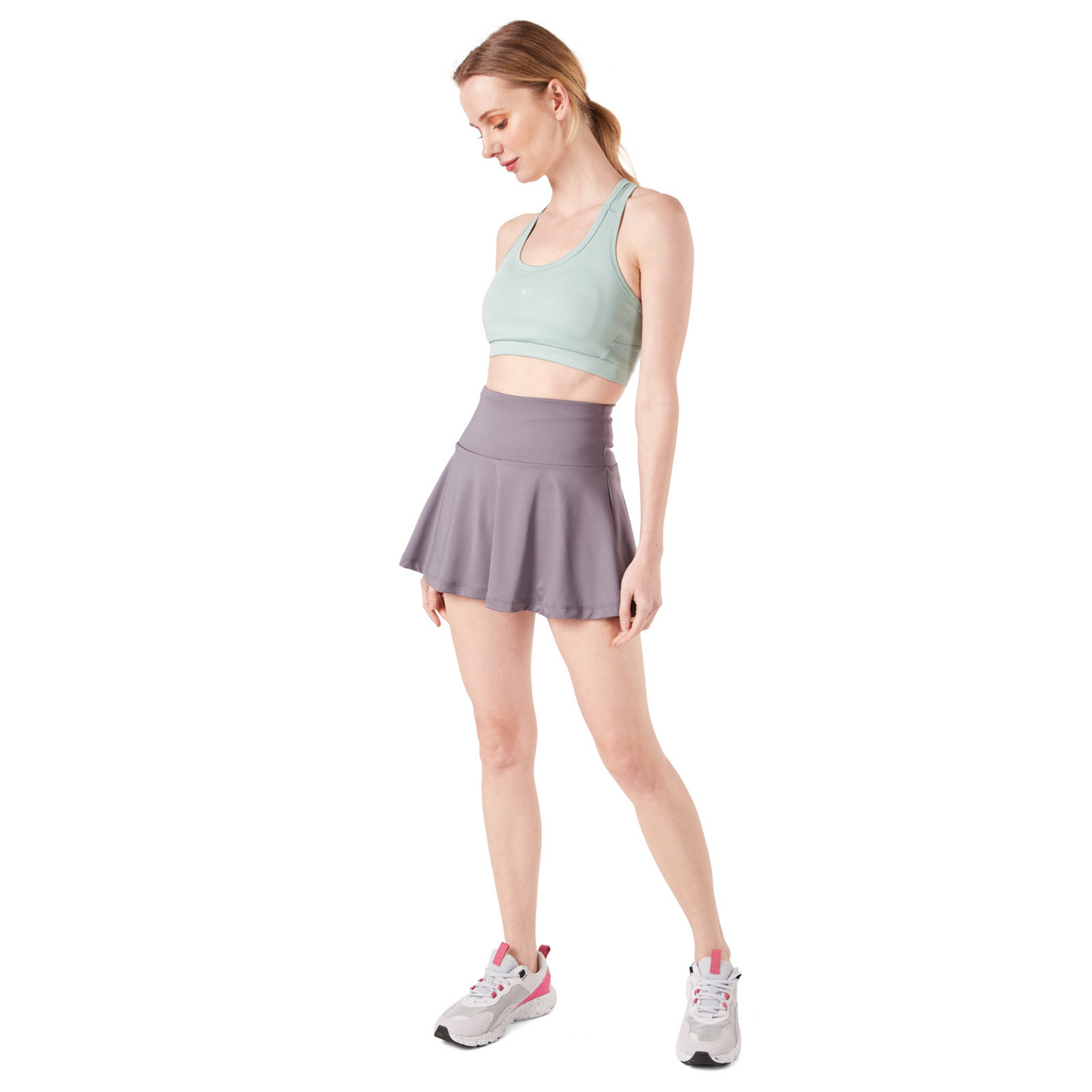 Falda Deportiva - Running OA Gris Mujer | Outdoor Adventure Colombia
