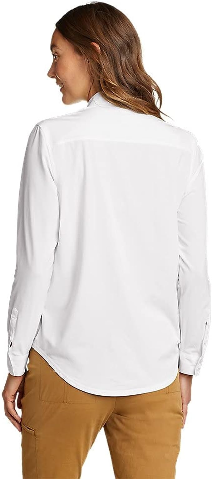 CAMISA MUJER DEPARTURE 2.0 MANGA LARGA / EDDIE BAUER