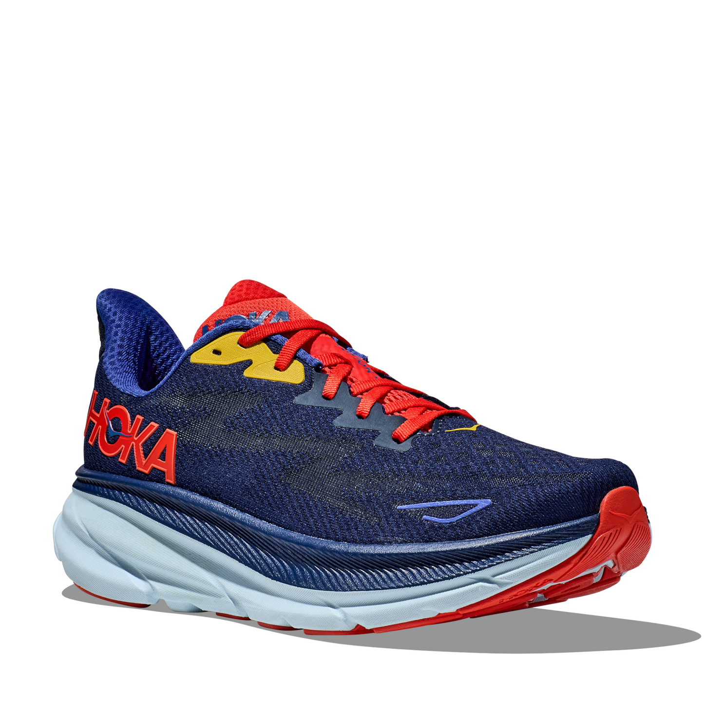 Tenis Running HOKA Clifton 9 Hombre Azules | Outdoor Adventure Colombia