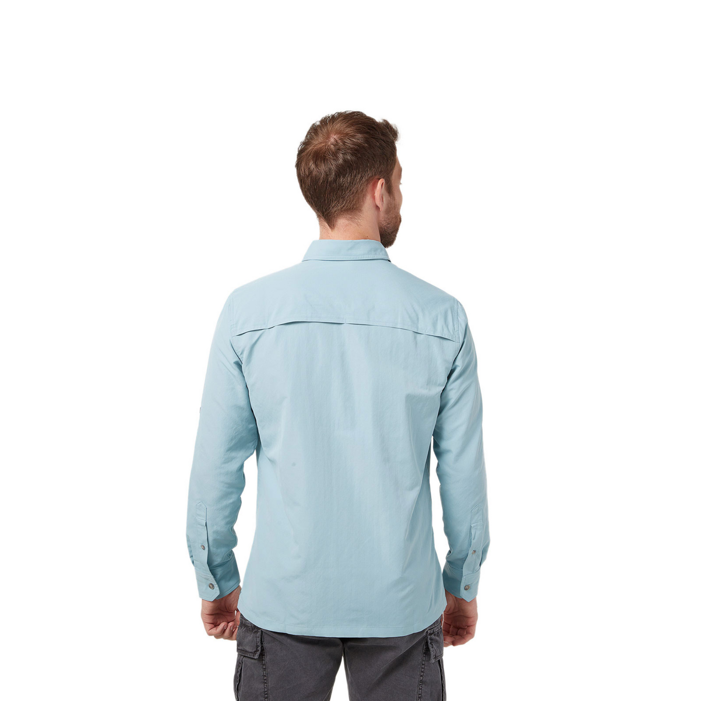 Camisa Azul Eddie Bauer Ripstop Hombre | Outdoor Adventure Colombia