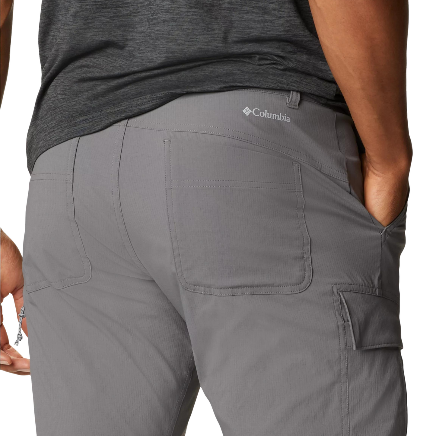 Pantalón Convertible Columbia Newton Ridge Hombre Gris | Outdoor Adventure