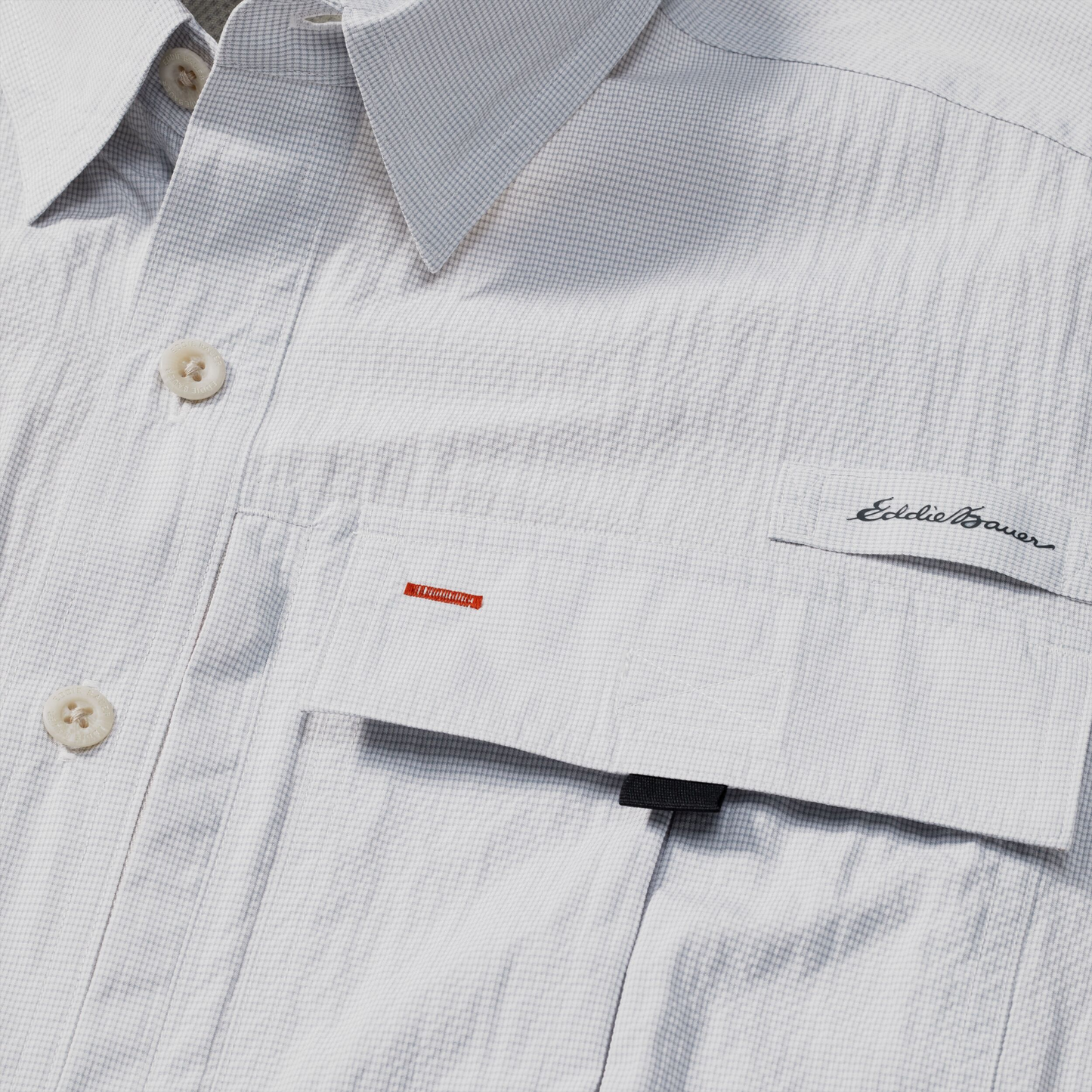 Camisa Eddie Bauer UPF Guide 2.0 Hombre Blanco | Outdoor Adventure Colombia