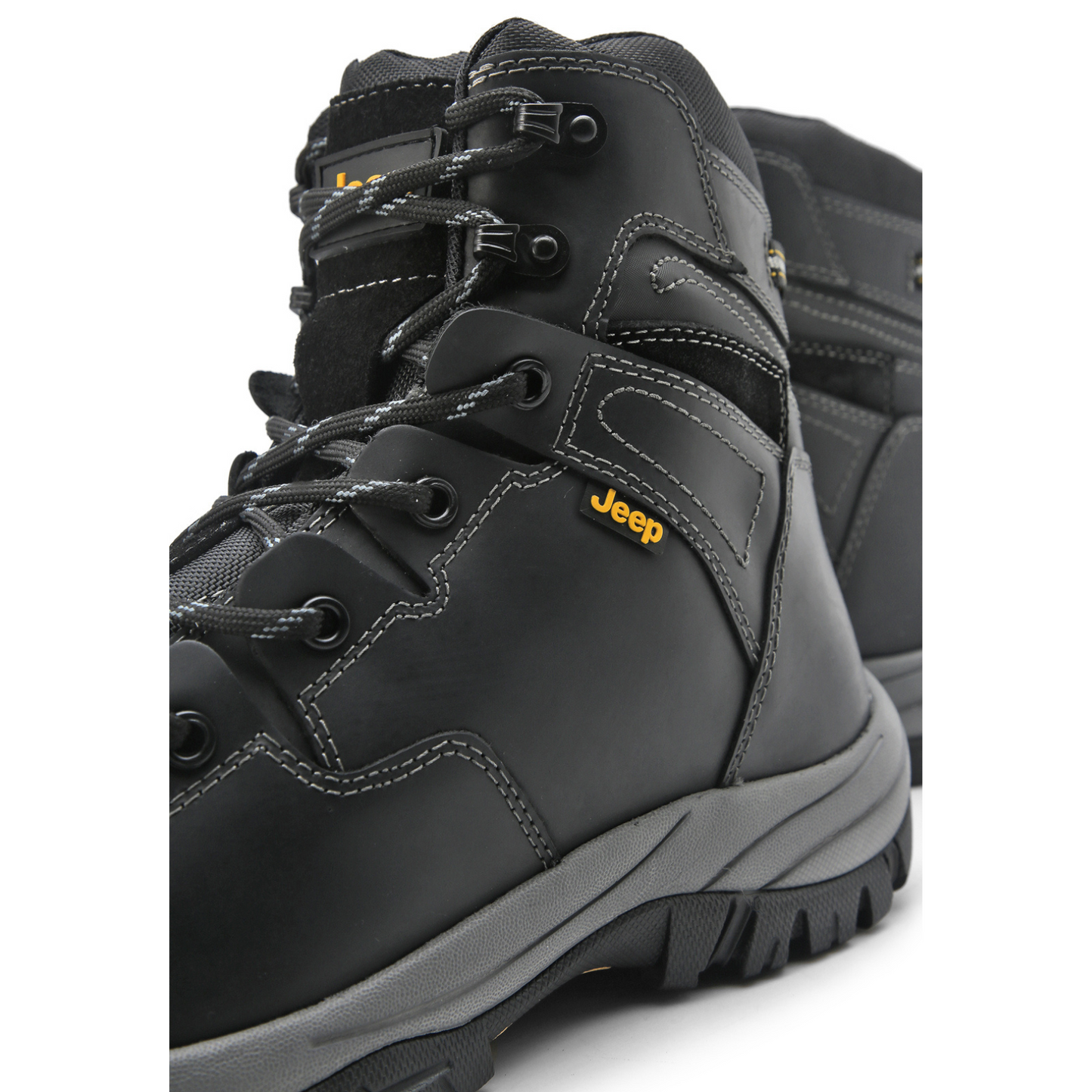 Botas Jeep Terrain Hiker Negras Hombre | Outdoor Adventure Colombia