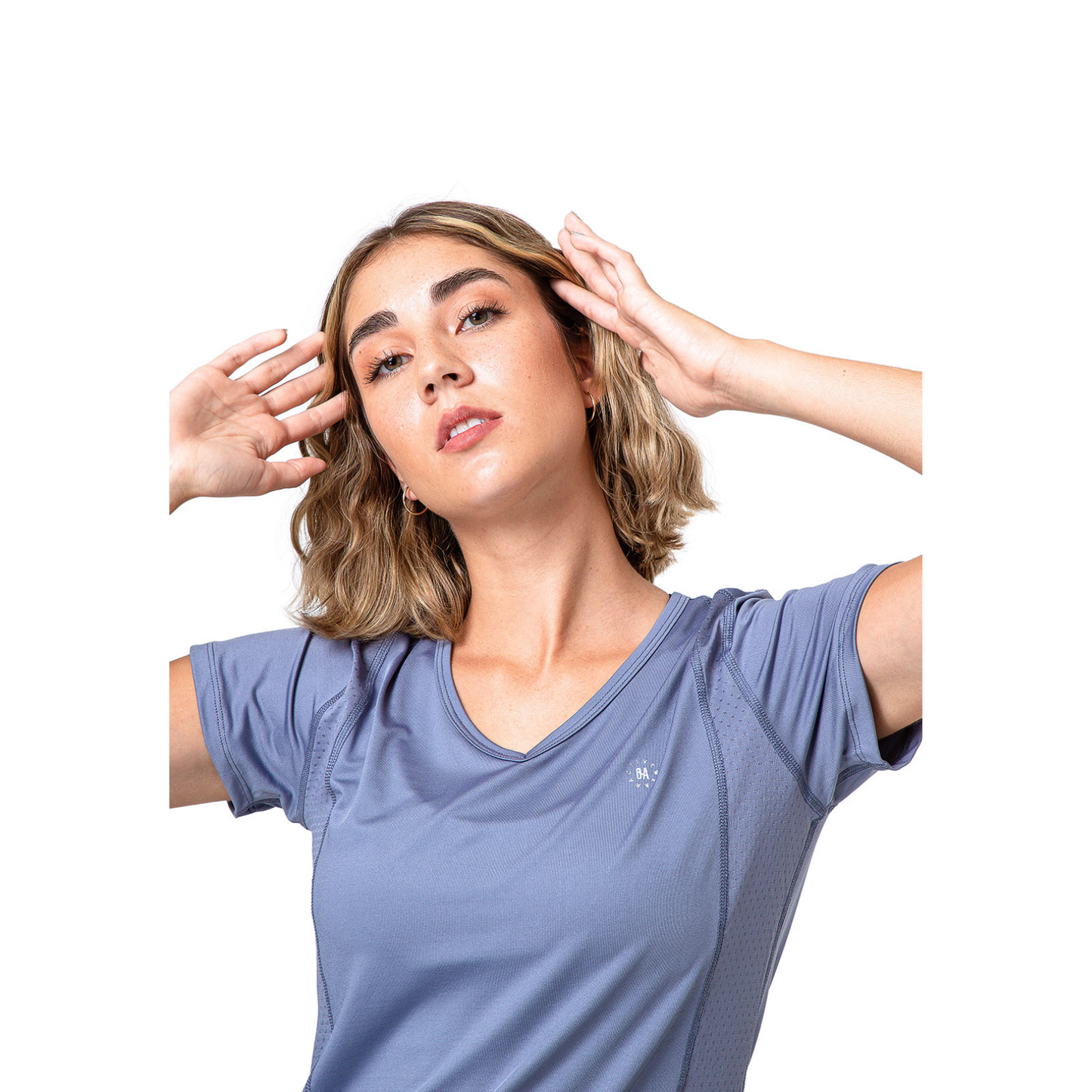 Camiseta Deportiva OA Mujer Color Azul | Outdoor Adventure Colombia