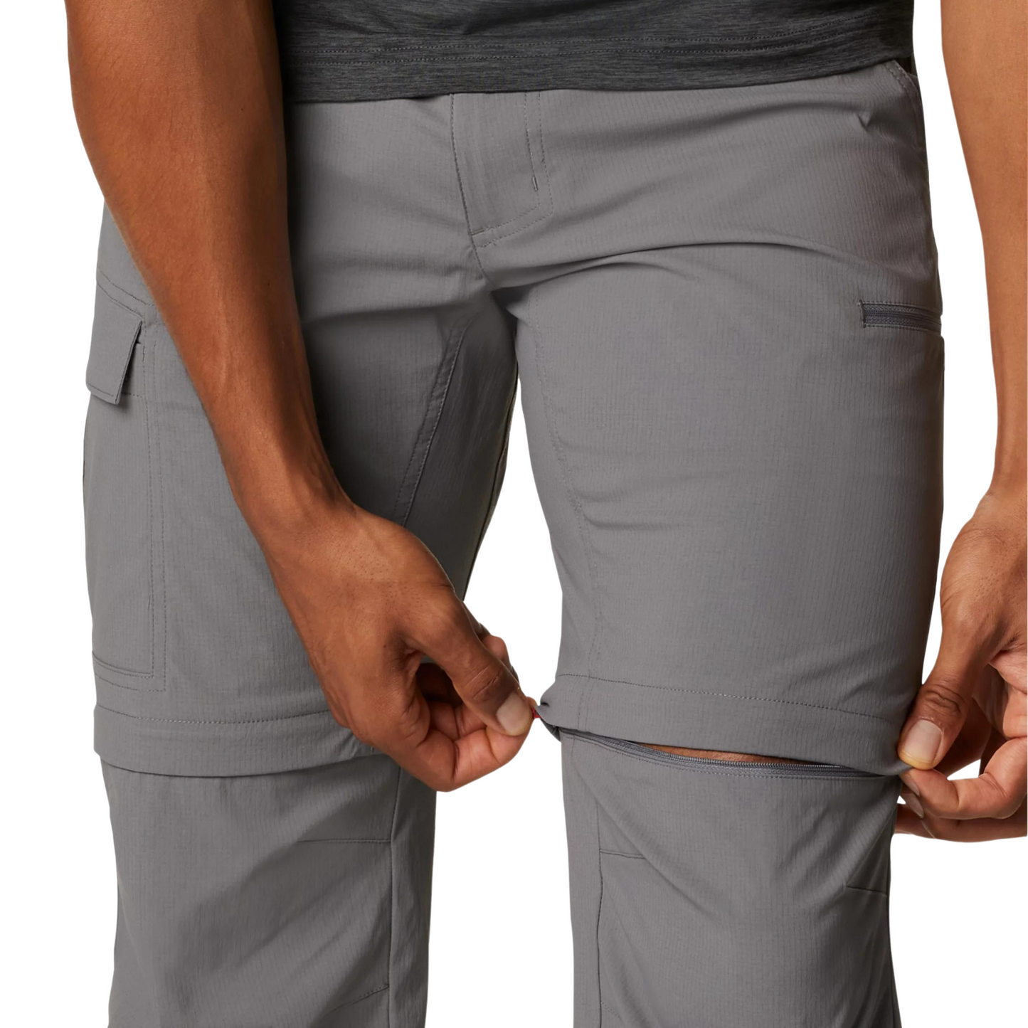 Pantalón Convertible Columbia Newton Ridge Hombre Gris | Outdoor Adventure