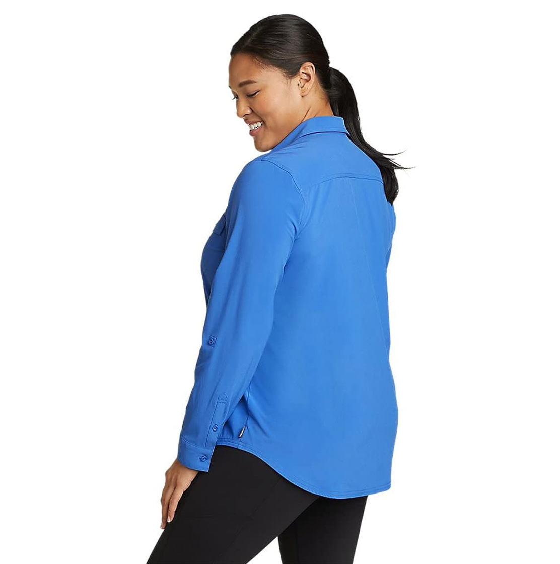 CAMISA MUJER DEPARTURE 2.0 MANGA LARGA / EDDIE BAUER