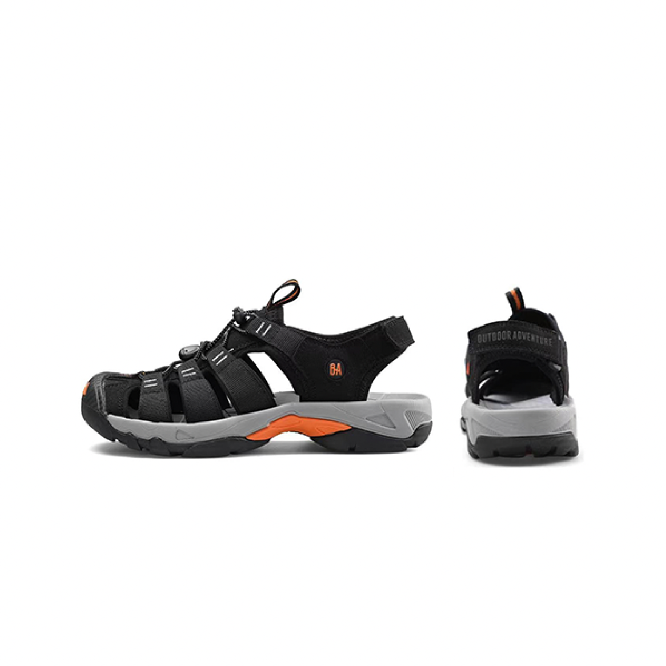 Sandalias Montañeras OA Terra Hombre Negras | Outdoor Adventure Colombia