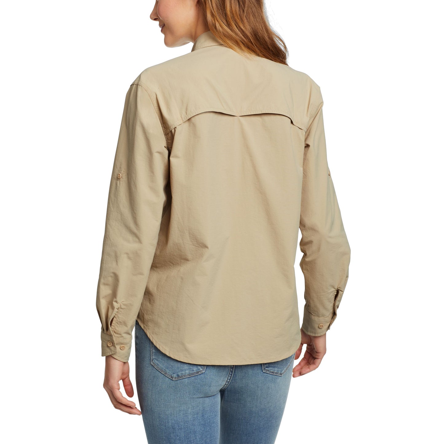 Camisa Mujer Adventurer Pro Field Eddie Bauer Beige | Outdoor Adventure