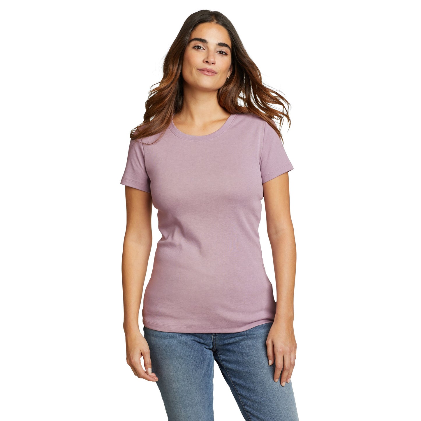 SUETER MUJER/ FAVORITE CREW MANGA CORTA / EDDIE BAUER