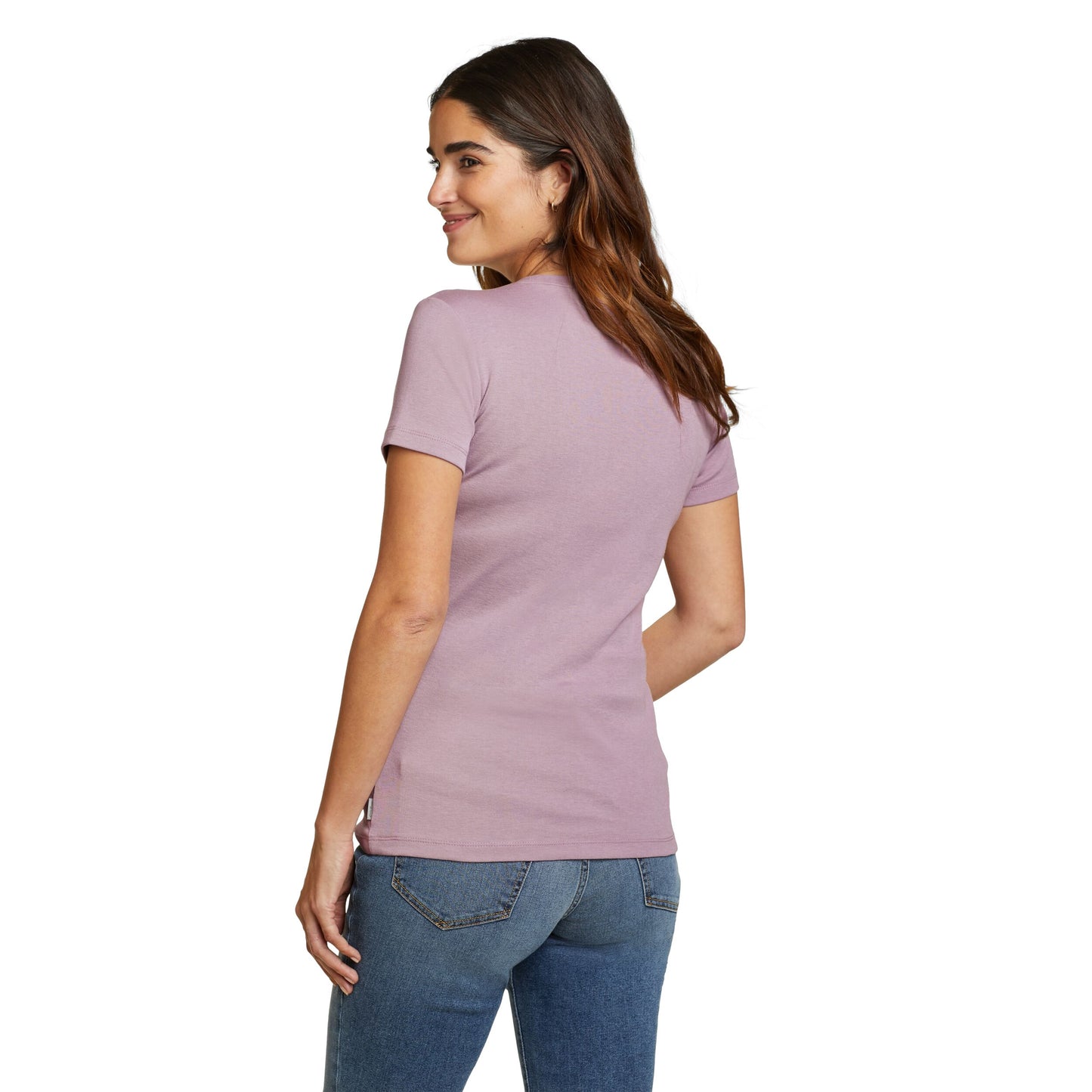 SUETER MUJER/ FAVORITE CREW MANGA CORTA / EDDIE BAUER