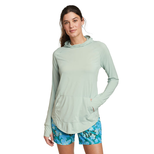 SUETER MUJER/ SOLARFOIL MANGA LARGA HOODIE / EDDIE BAUER