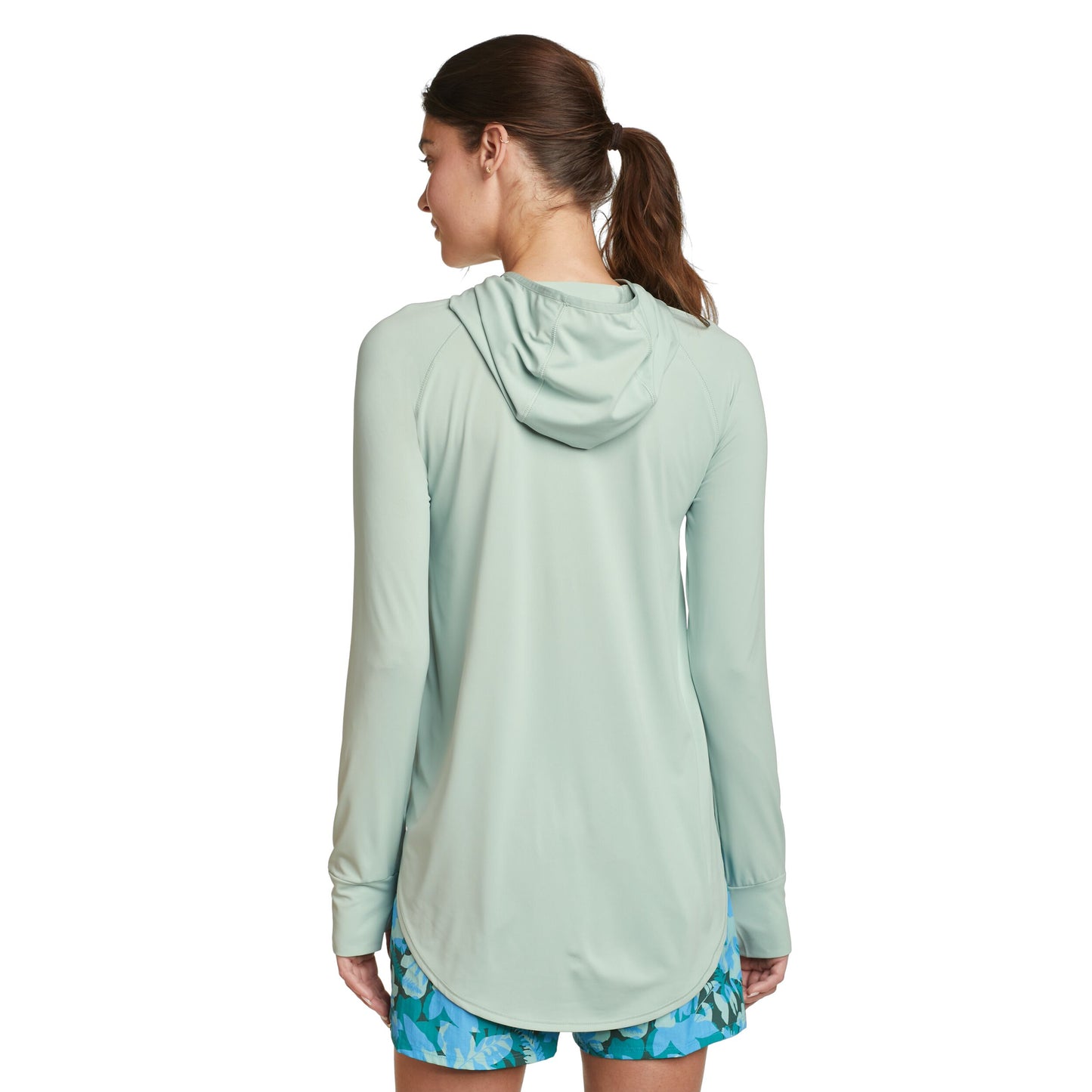 SUETER MUJER/ SOLARFOIL MANGA LARGA HOODIE / EDDIE BAUER