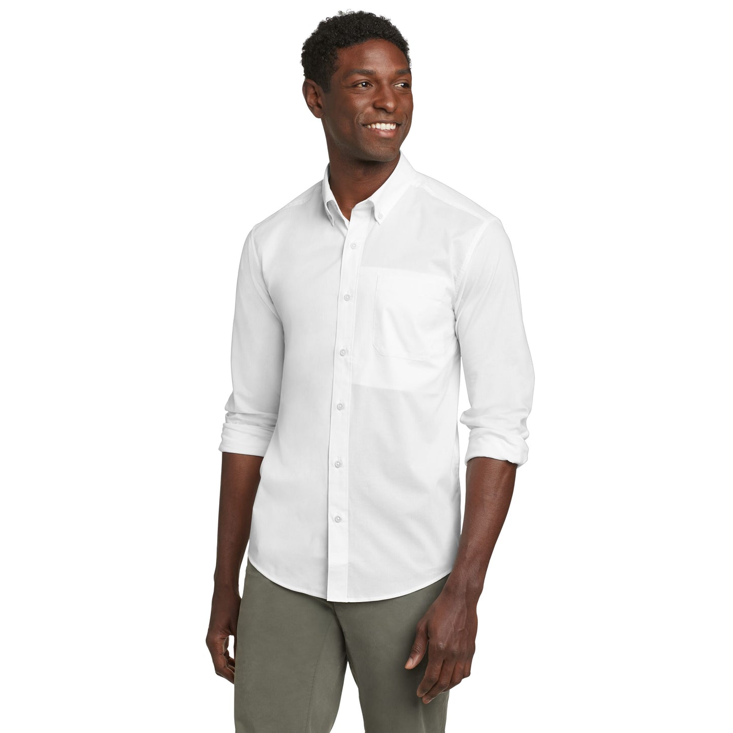CAMISA HOMBRE/ VOYAGUER FLEX MANGA LARGA / EDDIE BAUER